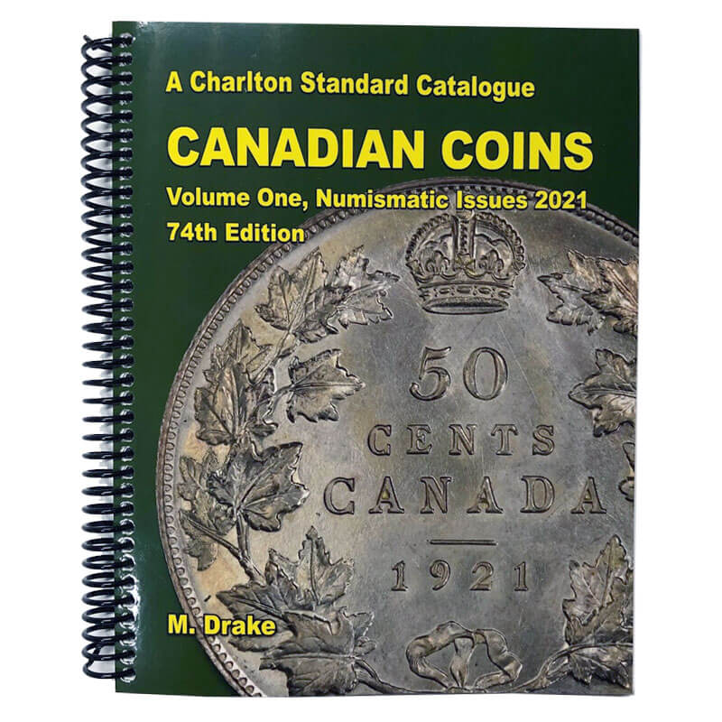 2021 Charlton Standard Catalogue of Canadian Coins Vol 1 Numismatic